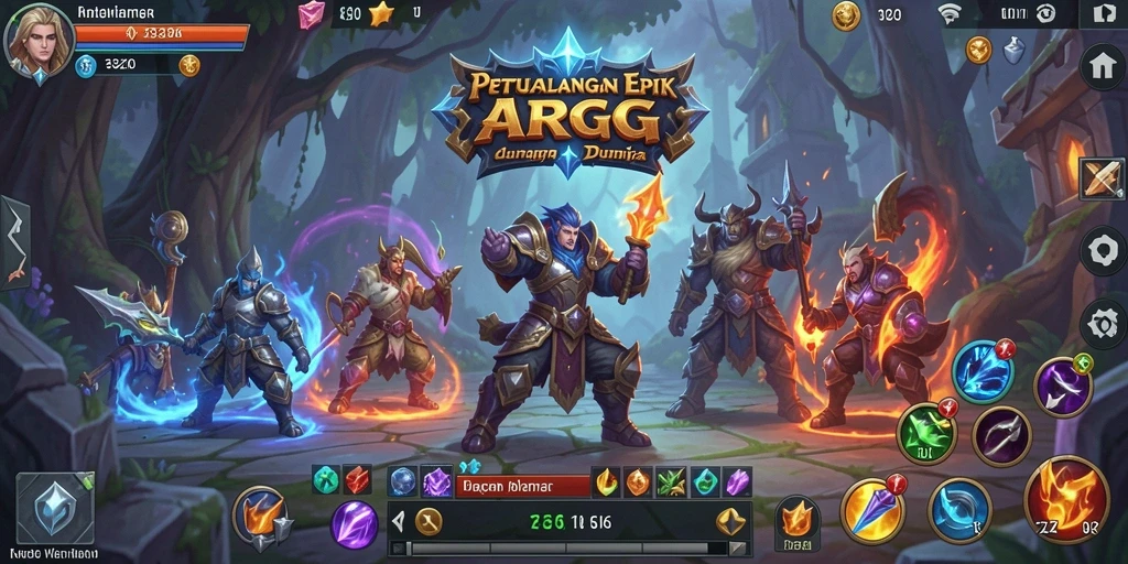 Tampilan gameplay petualangan epik di dunia 33ZK.
