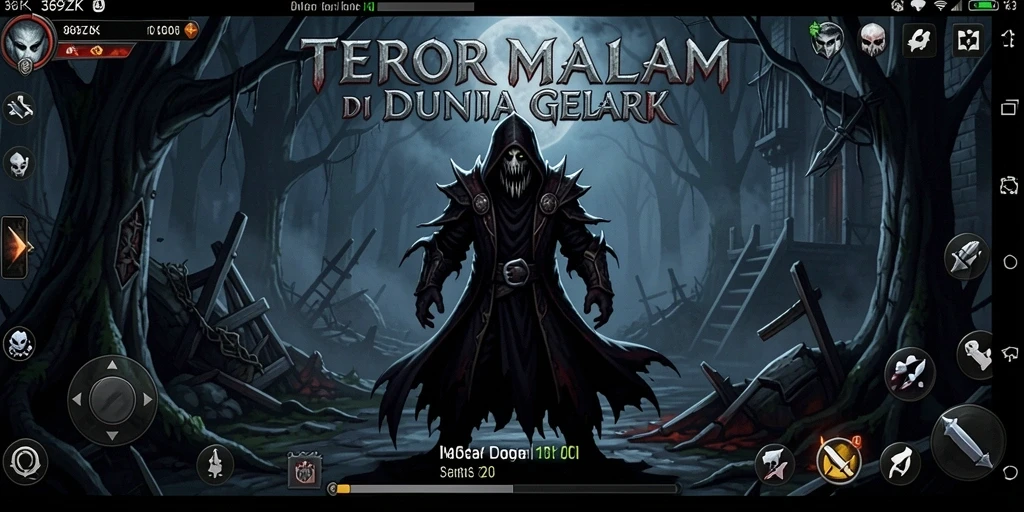 Screenshot 369ZK menampilkan suasana kelam dan menakutkan dari gameplay.