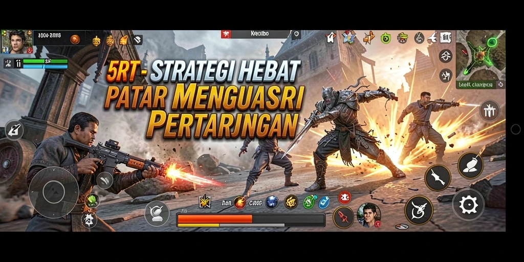 Tampak seru dari gameplay <strong>5RT</strong> yang menarik dan strategis.