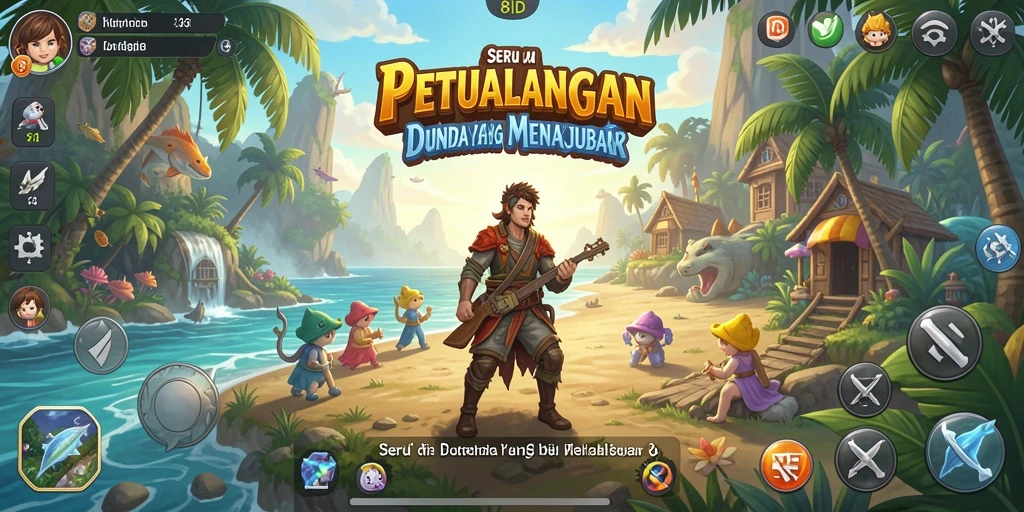 Tampilan gameplay 8ID yang seru dan mendebarkan.