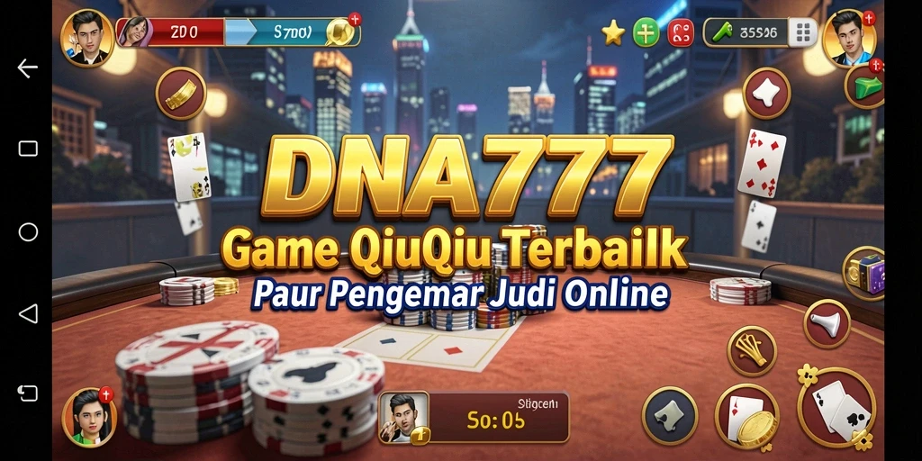 Tampilan gameplay QiuQiu yang mendebarkan di DNA777.