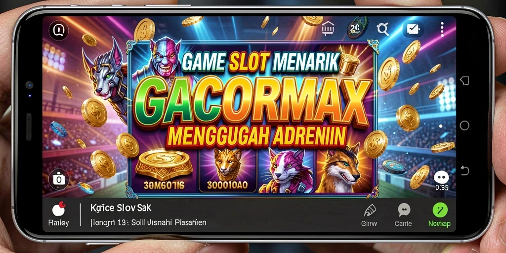 Tampilan gameplay GACORMAX yang menarik dan mendebarkan.