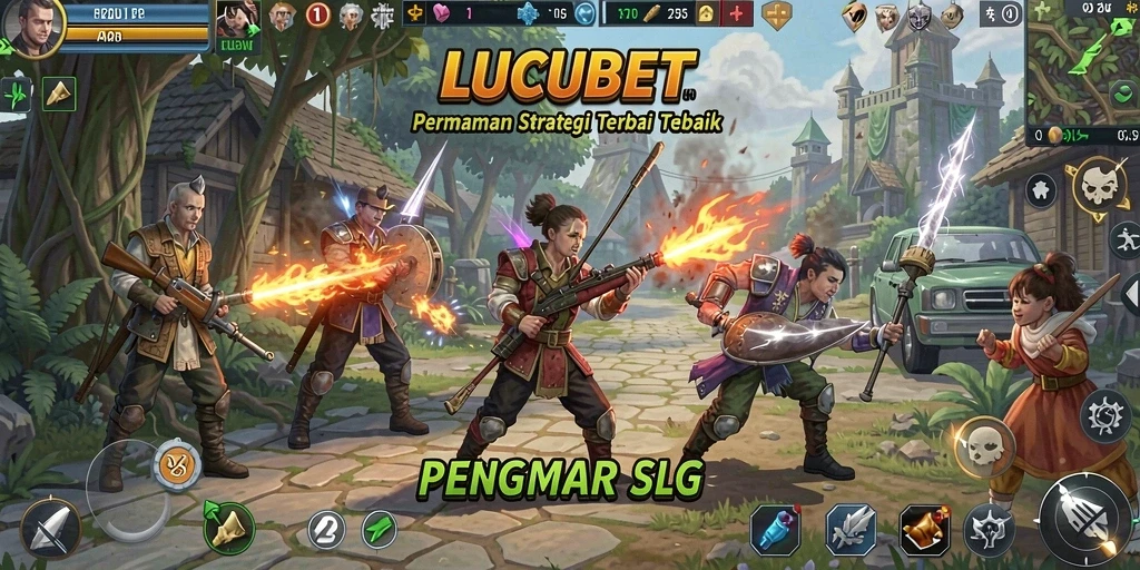 Tampilan permainan LUCUBET yang menarik dan penuh strategi.
