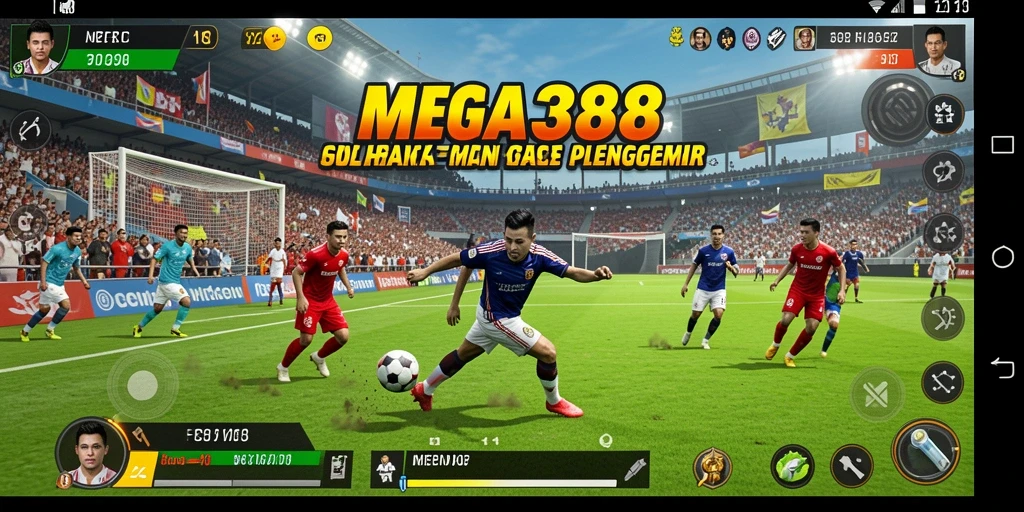 Tampilan gameplay utama MEGA388 yang menarik dan interaktif.