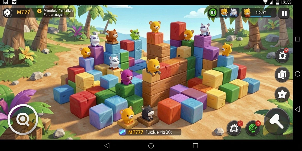 Tampilan gameplay MT777 yang menantang dan seru dalam menyelesaikan puzzle.