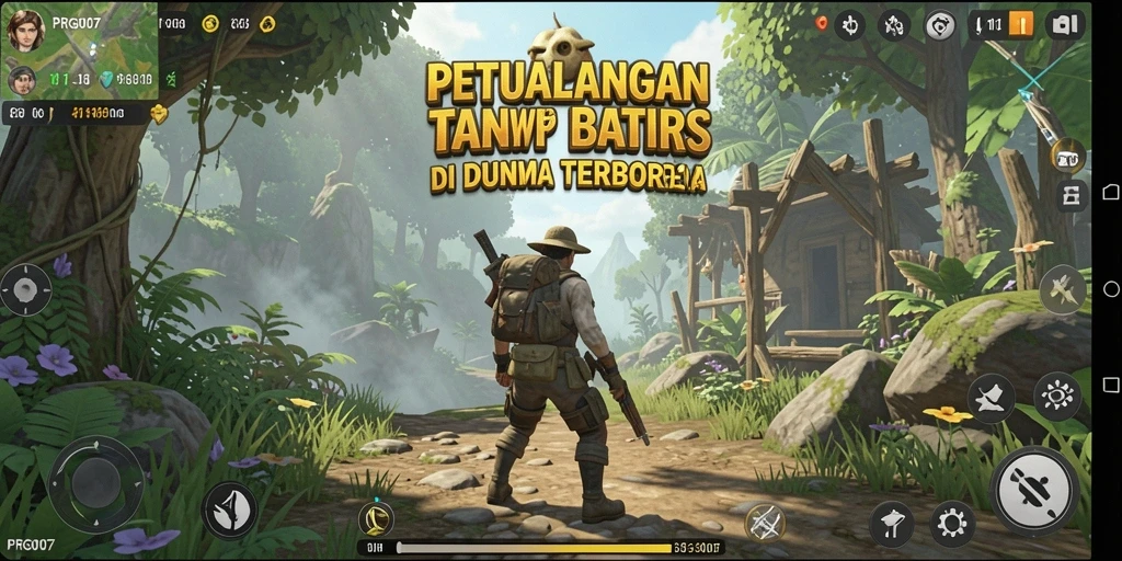 Tampilan gameplay PRG007 yang menakjubkan di dunia terbuka.
