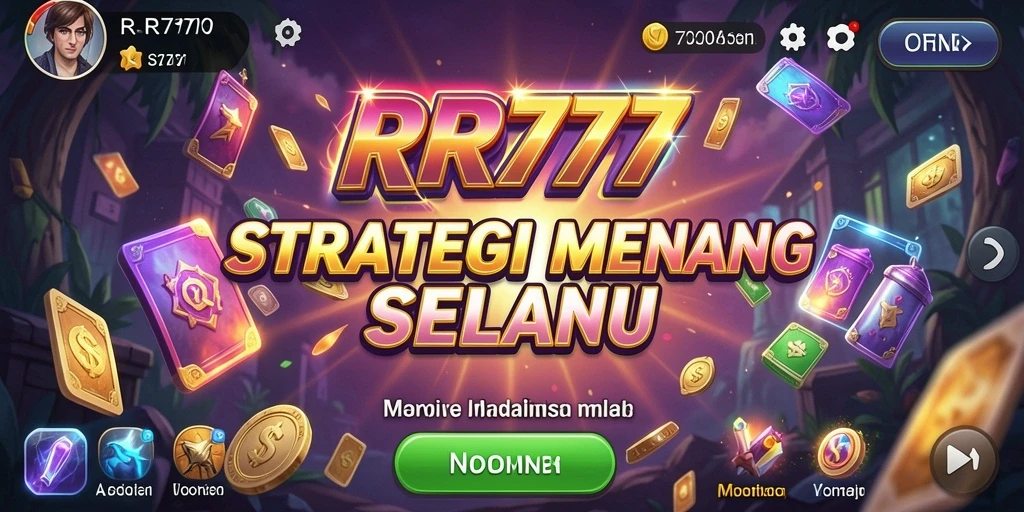 Tangkapan layar gameplay RR777 menampilkan pertempuran strategis yang intens.