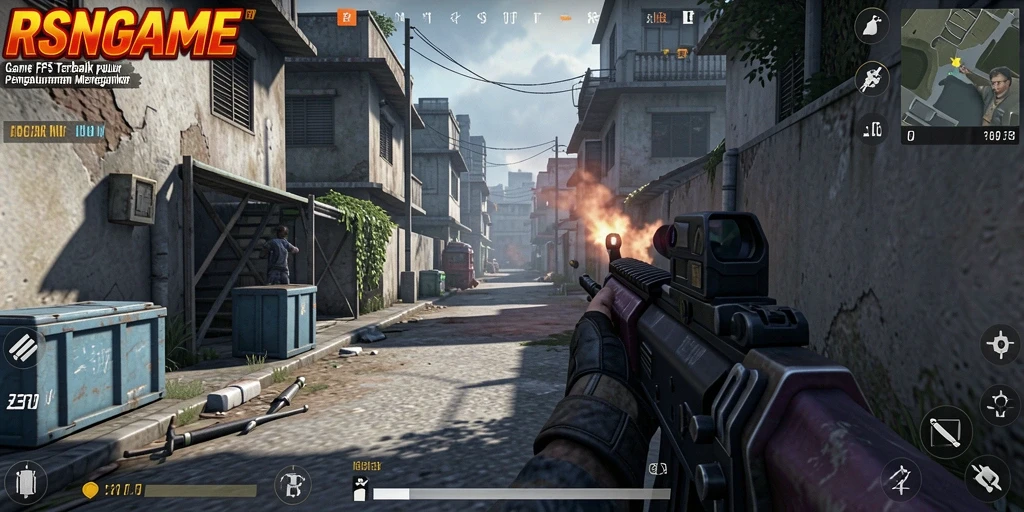 Gameplay seru RSNGAME dengan aksi FPS yang intens.