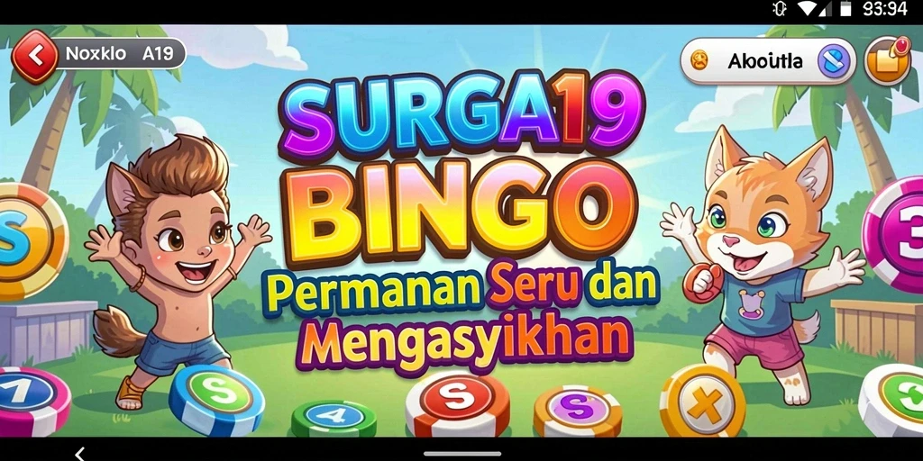 Screenshot gameplay SURGA19 yang menunjukkan keseruan permainan Bingo.