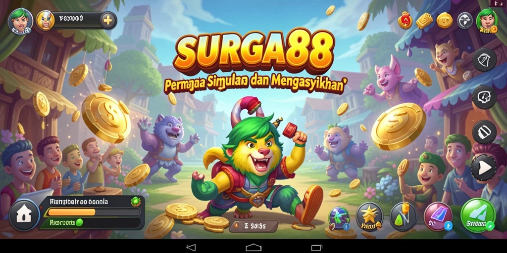 Tampilan gameplay SURGA88 yang menarik dan penuh tantangan.