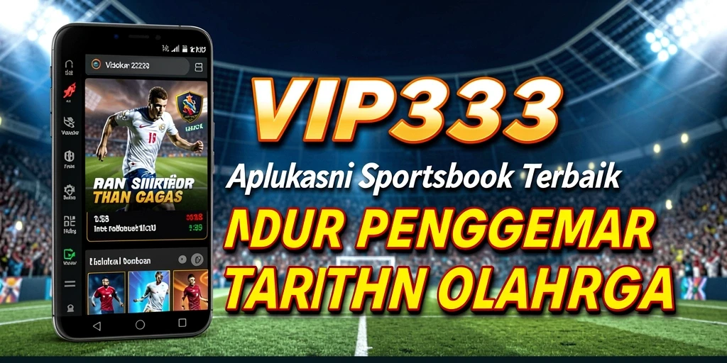 Screenshot utama VIP333 menampilkan tampilan taruhan olahraga yang menarik.