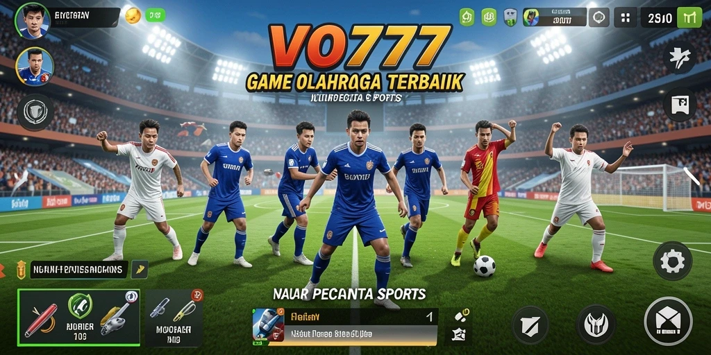 Gameplay VO777 menampilkan aksi seru dalam pertandingan olahraga.